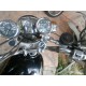 Norton Commando & Atlas Oil Gauge Kit (Black Panel Instrument)